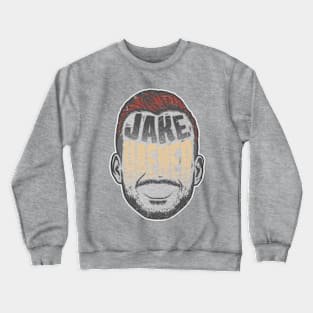 Jake Haener New Orleans Player Silhouette Crewneck Sweatshirt